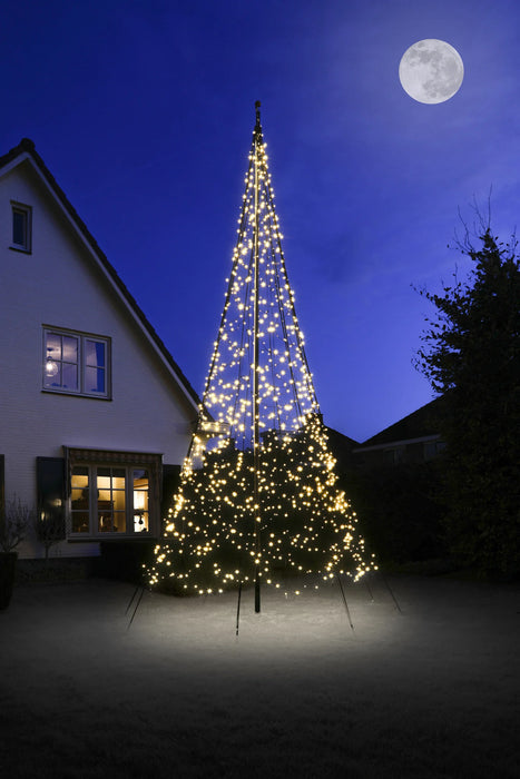 Fairybell Flagpole Christmas Tree Lights