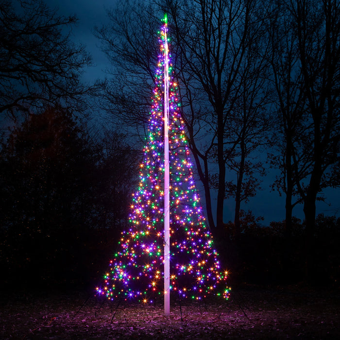 Fairybell Flagpole Christmas Tree Lights