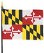 Miniature Maryland Flag