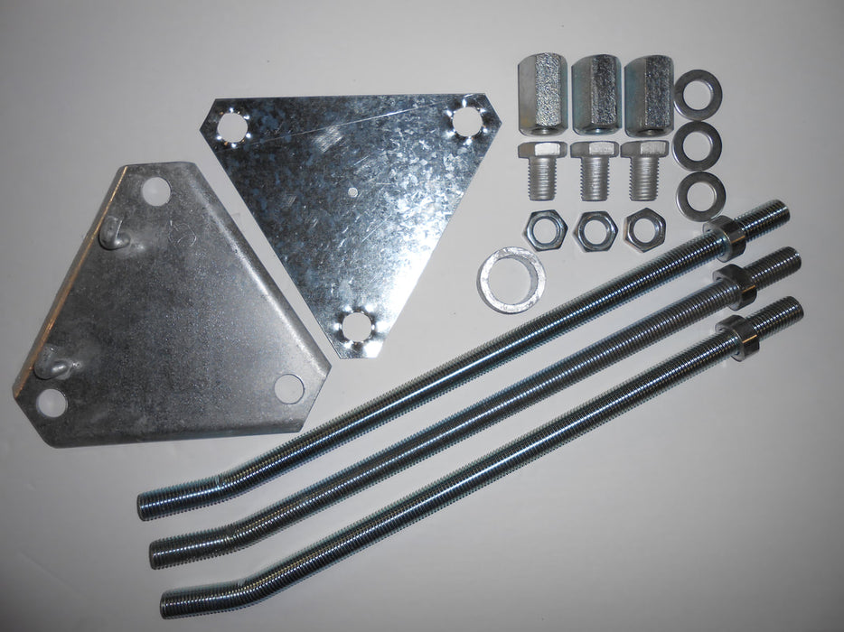 Triangle Hinge Base Kit for 20'-40' Atlantic Fiberglass Flagpole
