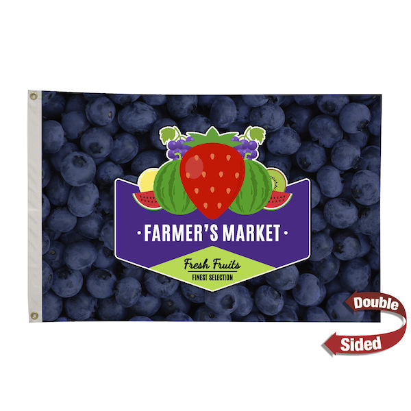 Outdoor Printed Custom Flag - Double Sided