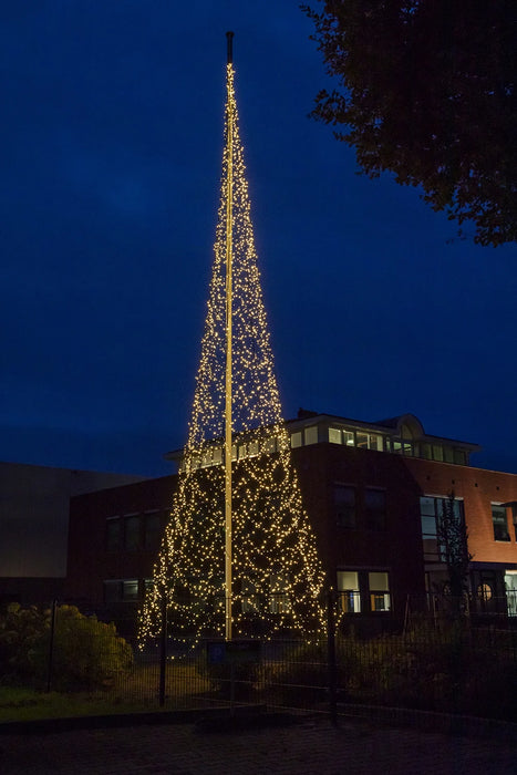 Fairybell Flagpole Christmas Tree Lights