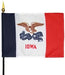 Miniature Iowa Flag