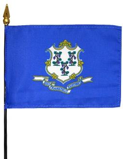 Miniature Connecticut Flag