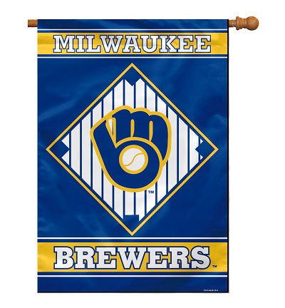 milwaukee brewers flag for sale - officially licensed - flagman of america