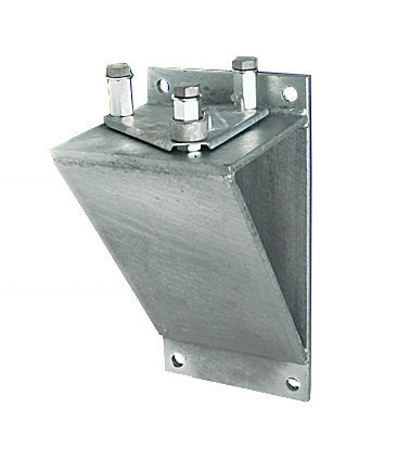 Fiberglass Flagpole Hinge Base Vertical Wall Mount Bracket