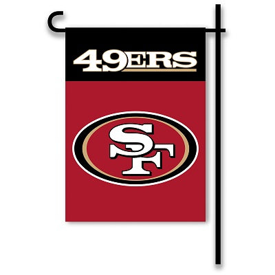 san francisco 49ers outdoor flag for sale - officially licensed - flagman of america