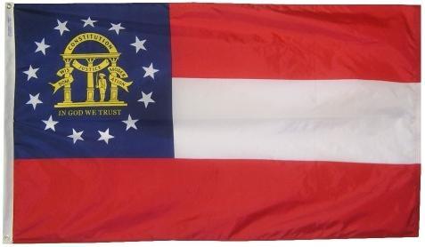 Georgia Flag For Sale - Commercial Grade Outdoor Flag - Made in USA