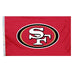 san francisco 49ers outdoor flag for sale - officially licensed - flagman of america