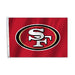san francisco 49ers outdoor flag for sale - officially licensed - flagman of america
