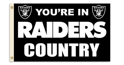 Oakland Raiders Outdoor Flags