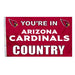 arizona cardinals outdoor flag for sale - officially licensed - flagman of america