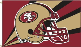 san francisco 49ers outdoor flag for sale - officially licensed - flagman of america