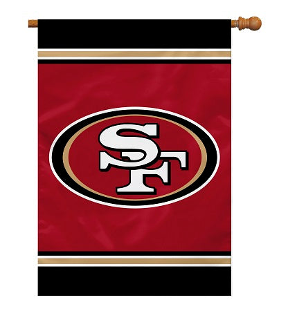 san francisco 49ers outdoor flag for sale - officially licensed - flagman of america