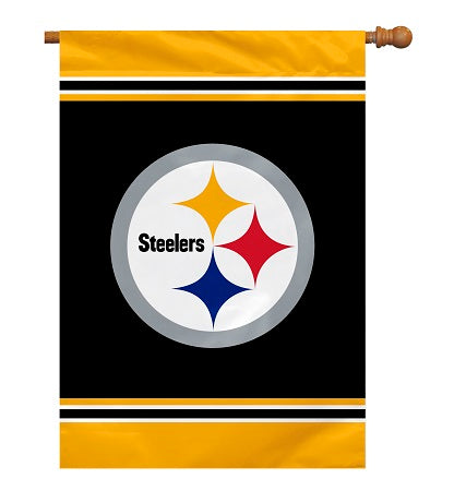 pittsburgh steelers outdoor flag for sale - officially licensed - flagman of america