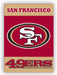 san francisco 49ers outdoor flag for sale - officially licensed - flagman of america