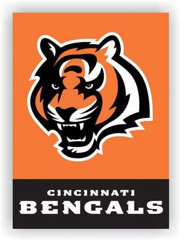 cincinnati bengals outdoor flag for sale - officially licensed - flagman of america