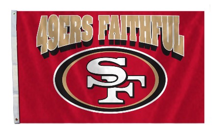 San Francisco 49er's Outdoor Flags