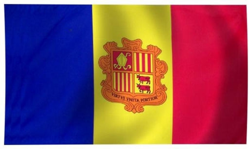 Andorra indoor flag for sale