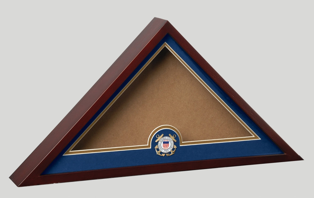 Military Emblem Flag Display Case
