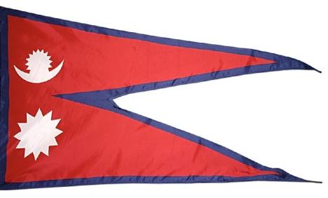 Nepal Indoor Flag for sale