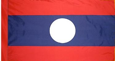 Laos Indoor Flag for sale