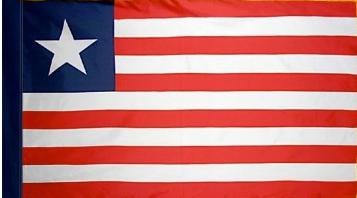 Liberia Indoor Flag for sale