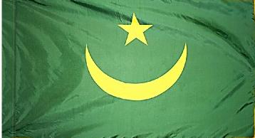 Mauritania Indoor Flag for sale