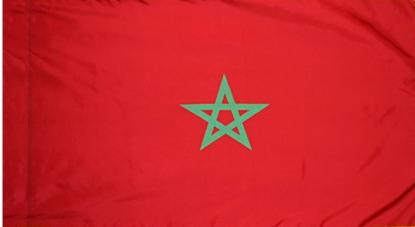 Morocco Indoor Flag for sale