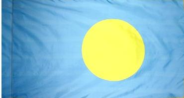 Palau Indoor Flag for sale