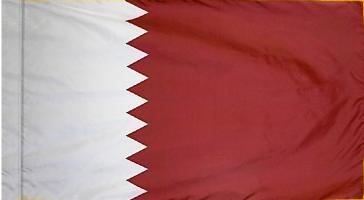 Qatar indoor flag for sale