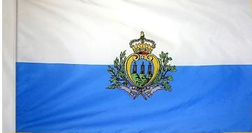 San Marino Government indoor flag for sale