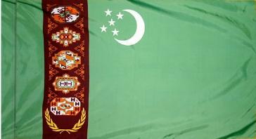 Turkmenistan Indoor Flag for sale