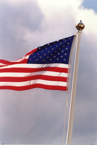 AFP Fiberglass Flagpole - External Rope *20 Year Warranty*