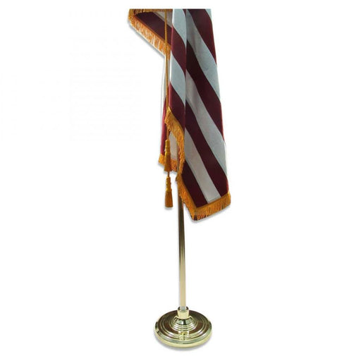 Gold Adjustable Indoor Presentation Flagpole Aluminum Flagpole