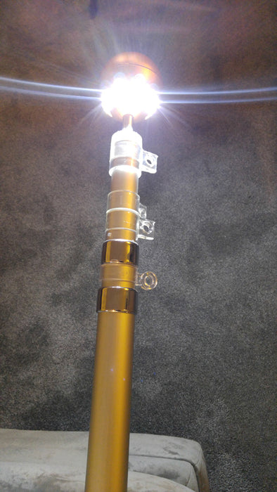 Flagpole Ball with LED Lights