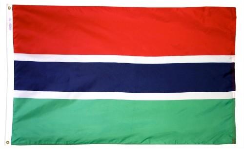 Gambia Outdoor Flag for Sale