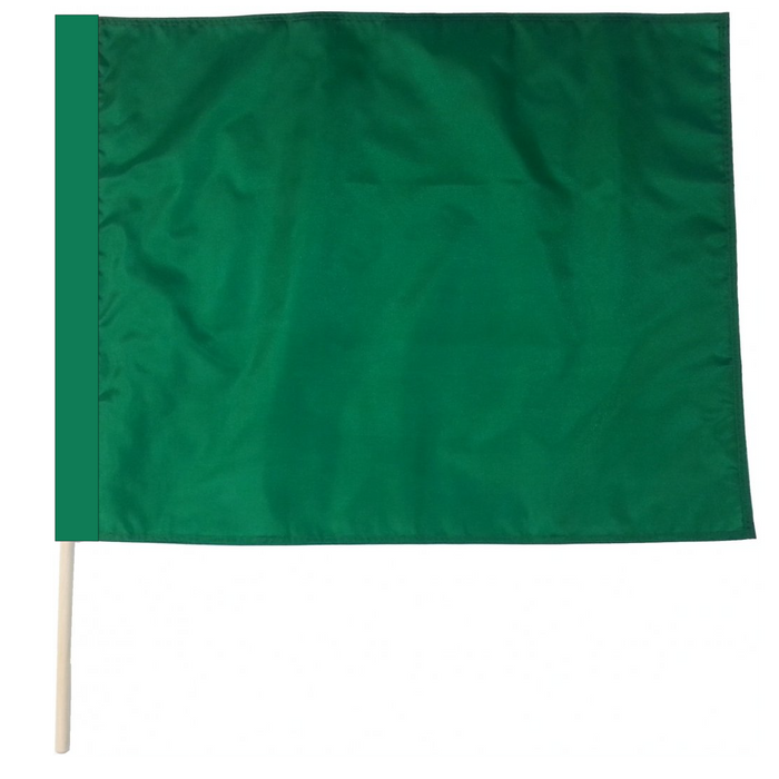 Solid Green Racing Flag