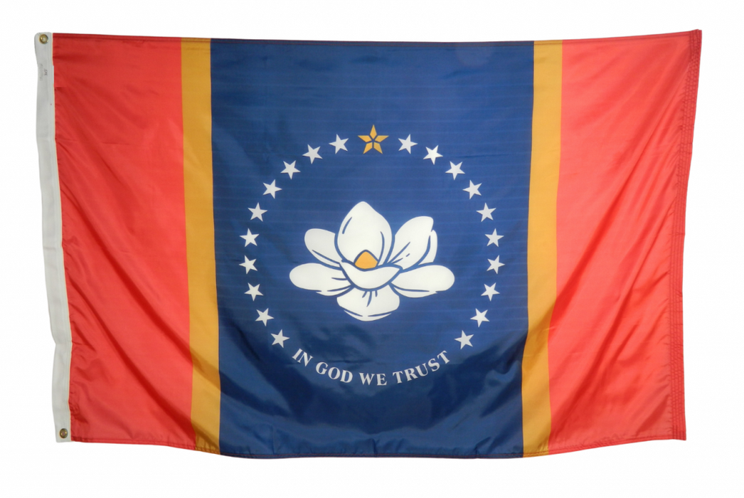 Mississippi (2021) Outdoor Nylon Flag (Low-Medium Wind Areas)