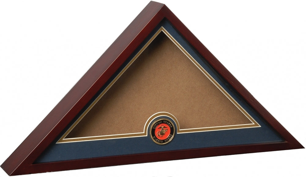 Military Emblem Flag Display Case