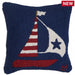 Patriotic Pillow New Zealand Wool Designed in Vermont Flagman of America