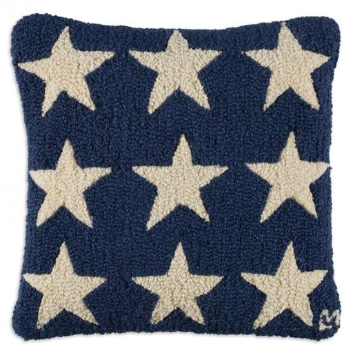 Patriotic Pillow New Zealand Wool Designed in Vermont Flagman of America