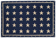 Patriotic Rug New Zealand Wool Rug Designed in Vermont Flagman of America