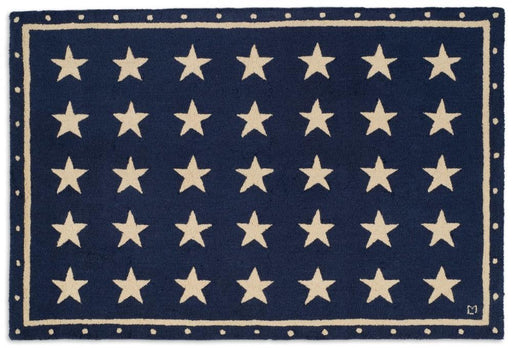 Patriotic Rug New Zealand Wool Rug Designed in Vermont Flagman of America