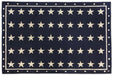 Patriotic Rug New Zealand Wool Rug Designed in Vermont Flagman of America