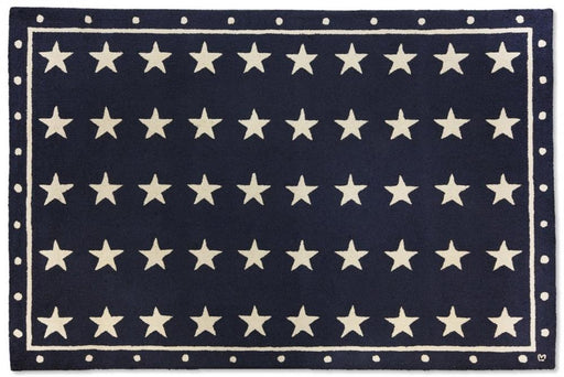 Patriotic Rug New Zealand Wool Rug Designed in Vermont Flagman of America