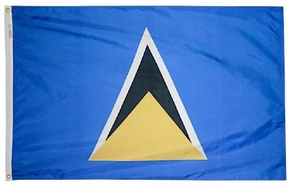St Lucia outdoor flag for sale