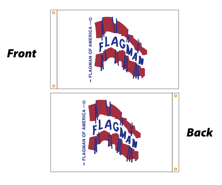 Outdoor Printed Custom Flag - Double Sided