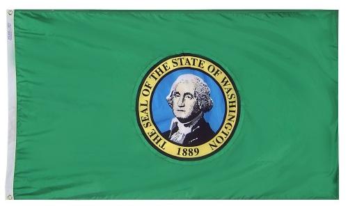 Washington Flag For Sale - Commercial Grade Outdoor Flag - Made in USA