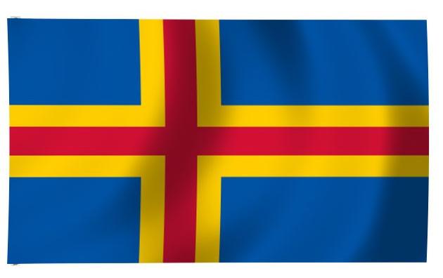 Aland Islands Indoor/Parade Flag 3'x5'